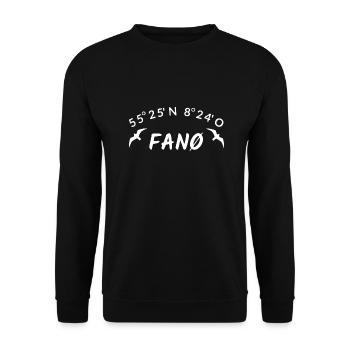 Fanø Fanö Dänemark Urlaub Idee - Unisex Pullover - Schwarz - Vorne - Alina (178cm) & Michal (187cm)