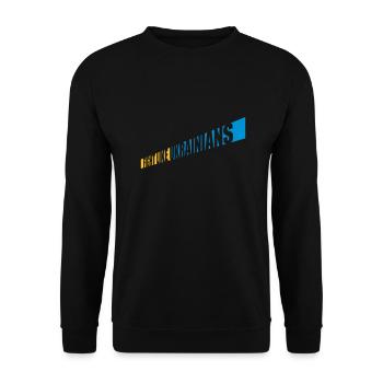 se battre comme citation des ukrainiens - Sweat-shirt Unisexe - noir - Devant - Alina (178cm) & Michal (187cm)
