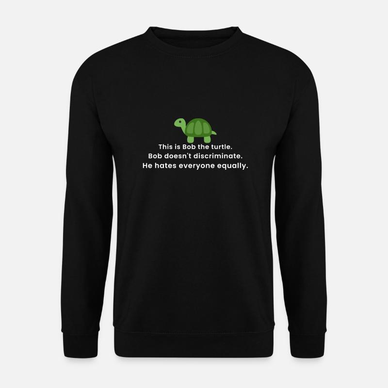 Bob die Schildkröte - Unisex Pullover - Schwarz