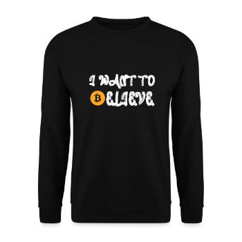 Bitcoin Trading Crypto Stocks - Sweat-shirt Unisexe - noir - Devant - Alina (178cm) & Michal (187cm)