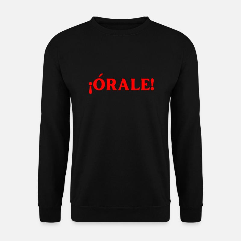 Genau richtig Spanisch Sprache - Unisex Pullover - Schwarz