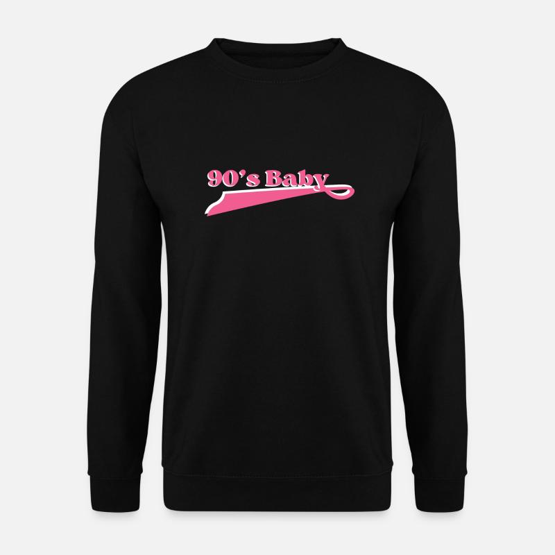90er Jahre Baby - Unisex Pullover - Schwarz
