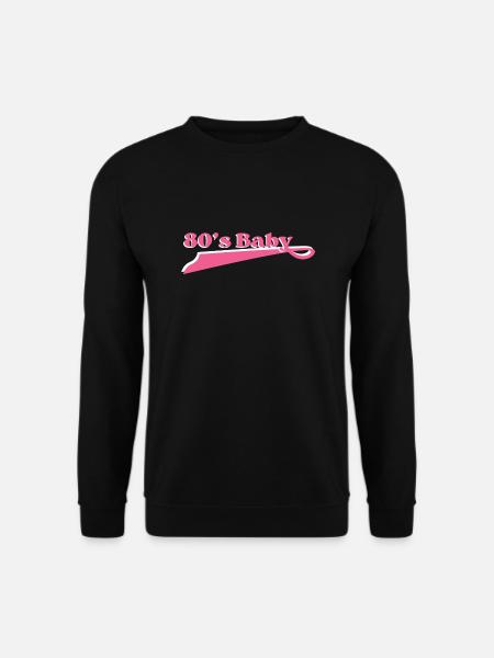 Year 80 baby - Unisex Sweatshirt - black