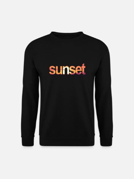 sunset - Unisex Pullover - Schwarz