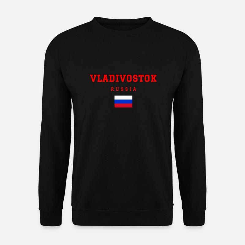Vladivostok Russland - Unisex Pullover - Schwarz