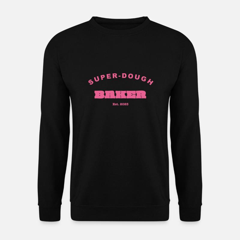 Baker SuperDoughBakerPink - Unisex Sweatshirt - black