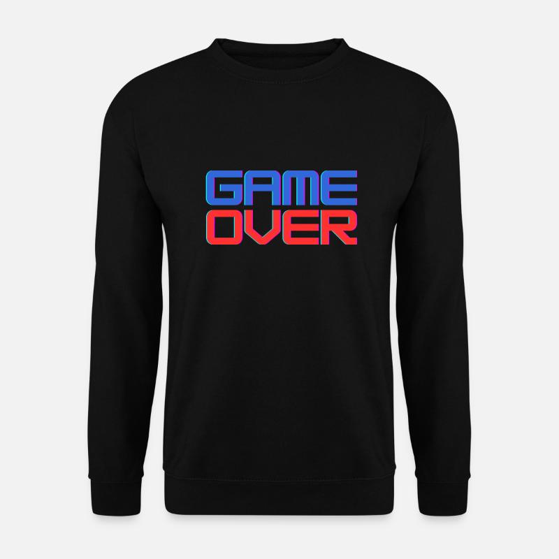 Game Over - Unisex Pullover - Schwarz