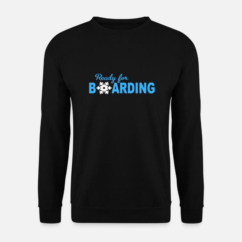 Snowboard - Unisex Pullover - Schwarz