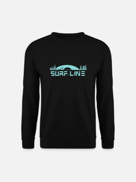 Surfline 3 Blue version - Unisex Sweatshirt - black