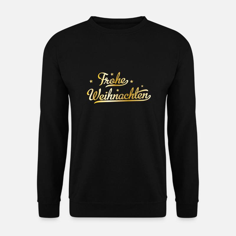Frohe Weihnachten - Unisex Pullover - Schwarz
