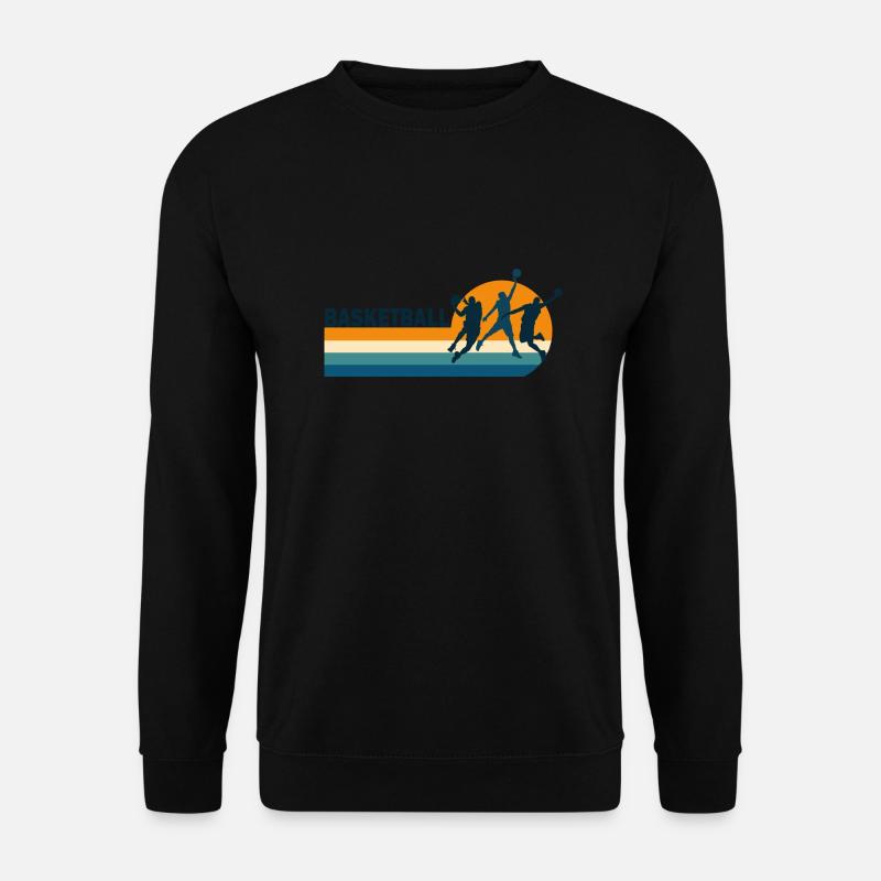 Basketball Basketballspieler Basketballmannschaft - Unisex Pullover - Schwarz