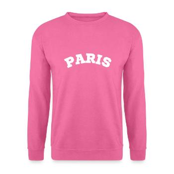 PARIS - Sweat-shirt Unisexe - rose - Devant
