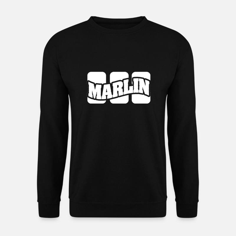 Name Marlin - Unisex Sweatshirt - black