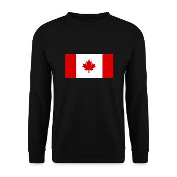 Canada - Sweat-shirt Unisexe - noir - Devant - Alina (178cm) & Michal (187cm)