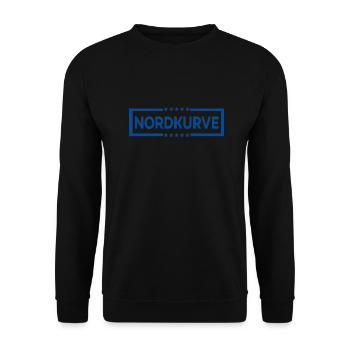 Nordkurve Fan Design - Unisex Sweatshirt - black - Front - Alina (178cm) & Michal (187cm)
