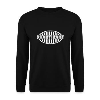 Intern as a job - Unisex Sweatshirt - black - Front - Alina (178cm) & Michal (187cm)