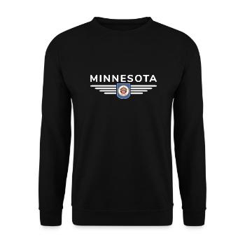Minnesota Fan T-Shirt – Parfait pour les fans ! - Sweat-shirt Unisexe - noir - Devant - Alina (178cm) & Michal (187cm)