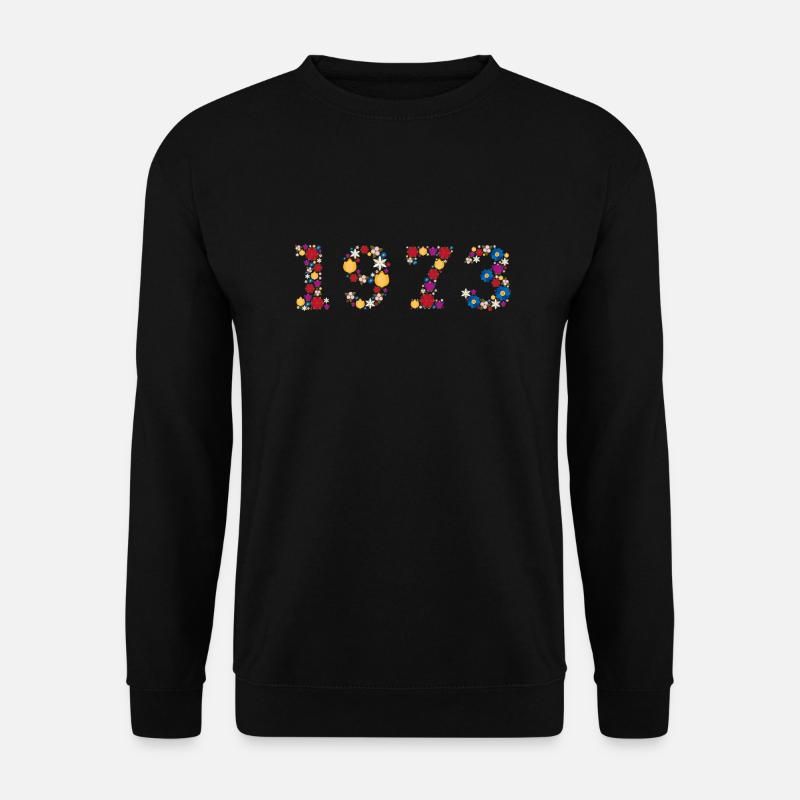 Flowers 1973 - Unisex Pullover - Schwarz