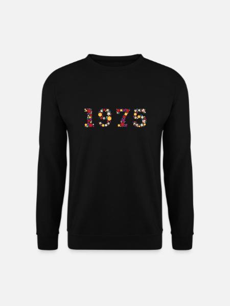 Flowers 1975 - Unisex Pullover - Schwarz