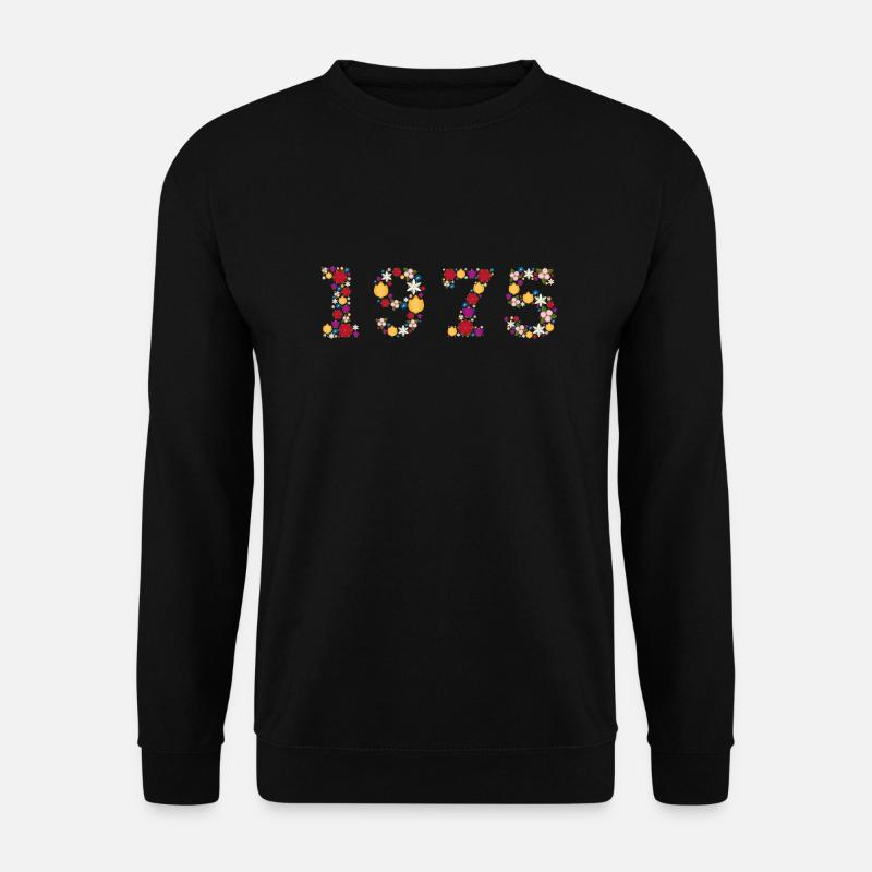 Flowers 1975 - Unisex Pullover - Schwarz