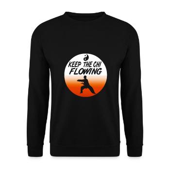 Tai Chi - Unisex Pullover - Schwarz - Vorne - Alina (178cm) & Michal (187cm)