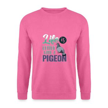 Taube - Unisex Pullover - Pink - Vorne