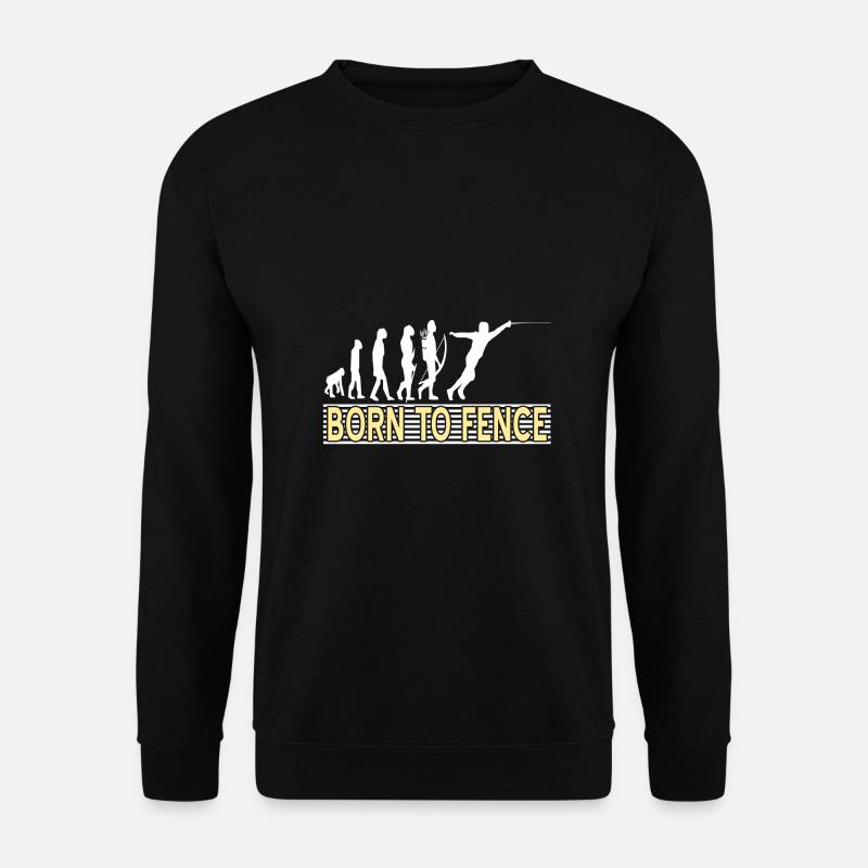 Fechten - Unisex Pullover - Schwarz