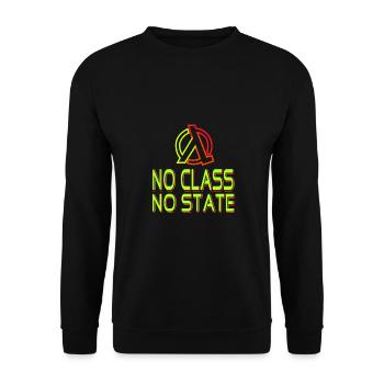 Programmierer Lambda Softwareentwickler Geschenk - Unisex Pullover - Schwarz - Vorne - Alina (178cm) & Michal (187cm)
