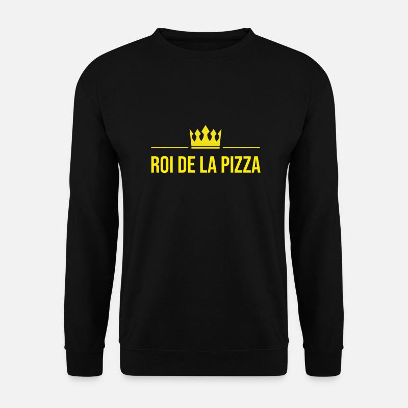 Roi de la pizza - Sweat-shirt Unisexe - noir