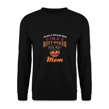 Rottweiler - Unisex Pullover - Schwarz - Vorne - Alina (178cm) & Michal (187cm)