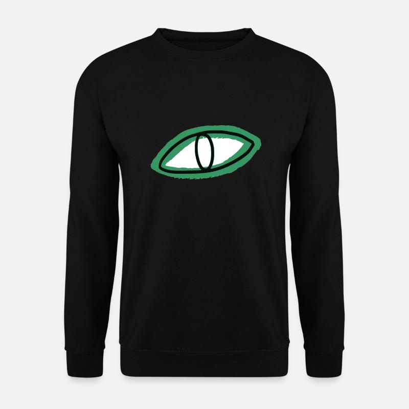 Auge - Unisex Pullover - Schwarz