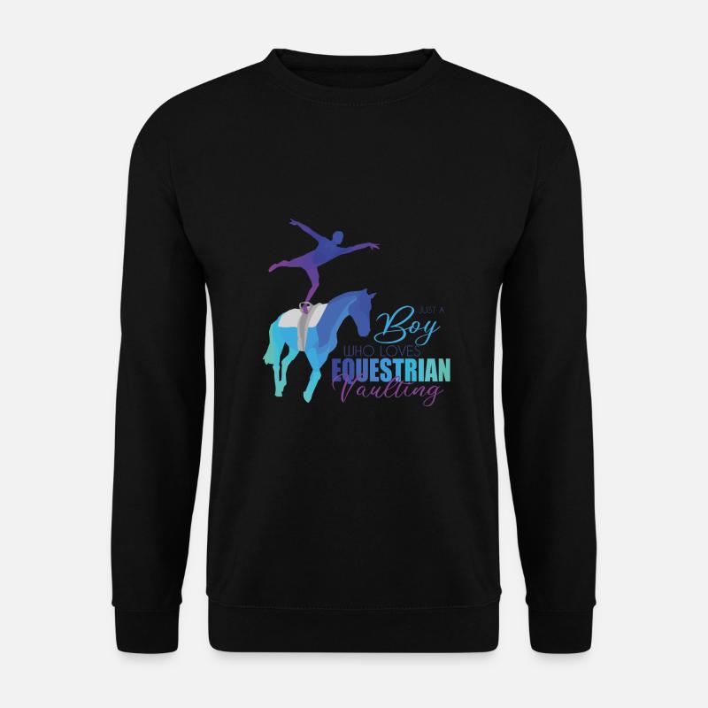 Voltigieren Pferd - Unisex Pullover - Schwarz