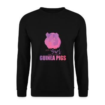 Cobaye - Sweat-shirt Unisexe - noir - Devant - Alina (178cm) & Michal (187cm)