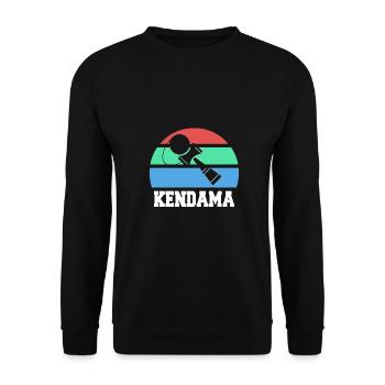 Kendama - Unisex Pullover - Schwarz - Vorne - Alina (178cm) & Michal (187cm)