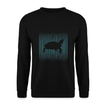 Crapaud avec tortue - Sweat-shirt Unisexe - noir - Devant - Alina (178cm) & Michal (187cm)