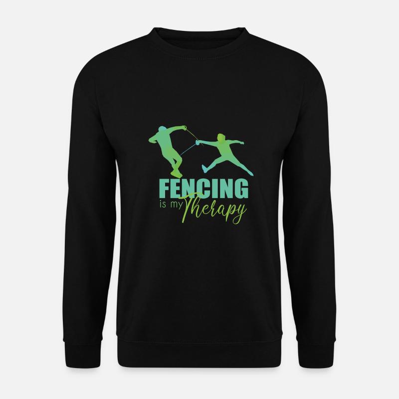 Fechten - Unisex Pullover - Schwarz