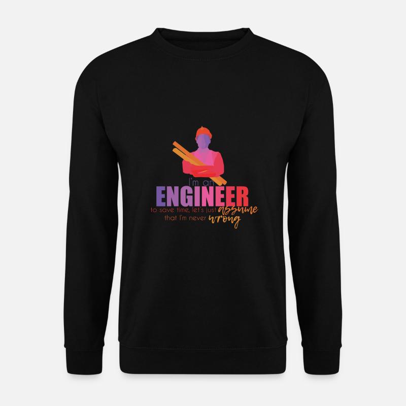 Ingenieur - Unisex Pullover - Schwarz