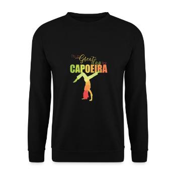 Capoeira - Unisex Sweatshirt - black - Front - Alina (178cm) & Michal (187cm)