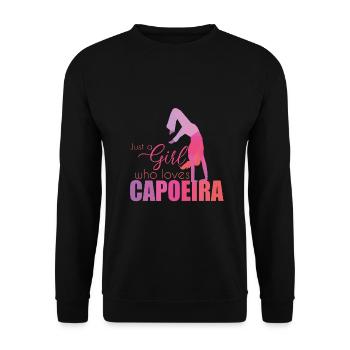 Capoeira - Unisex Sweatshirt - black - Front - Alina (178cm) & Michal (187cm)