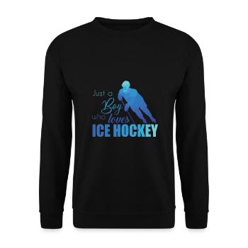 Hockey - Sweat-shirt Unisexe - noir - Devant - Alina (178cm) & Michal (187cm)