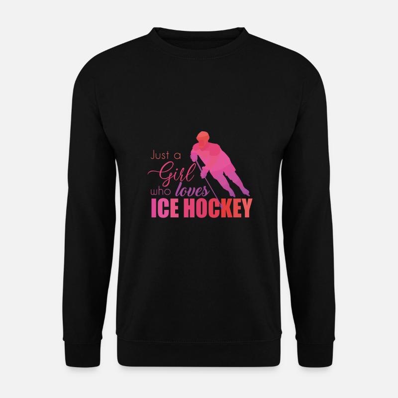 Eishockey - Unisex Pullover - Schwarz