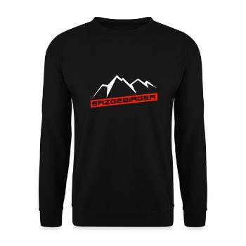 Erzgebirger - Unisex Pullover - Schwarz - Vorne - Alina (178cm) & Michal (187cm)