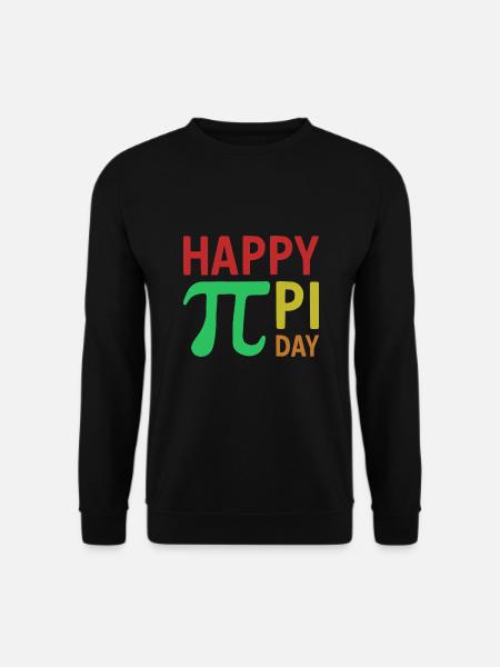 Math Happy Pi Day Pi - Unisex Pullover - Schwarz