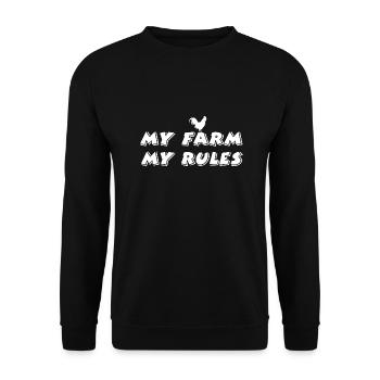 Farm - Unisex Sweatshirt - black - Front - Alina (178cm) & Michal (187cm)