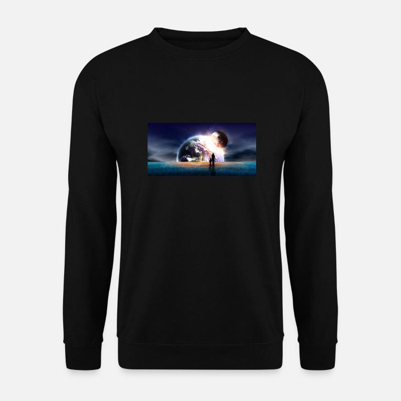 Moon Falls Wide - Unisex Pullover - Schwarz