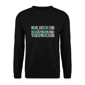 weihnachten pudel boxer zitat bullterrier bachhund - Unisex Pullover - Schwarz - Vorne - Alina (178cm) & Michal (187cm)