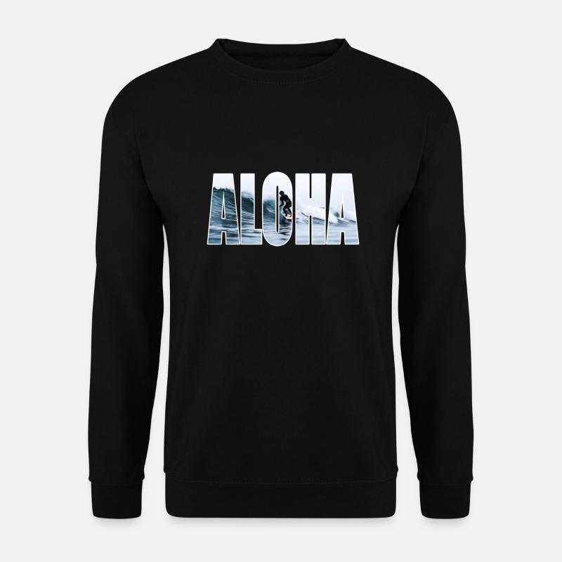 ALOHA - Unisex Pullover - Schwarz