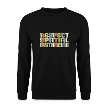 quote fun alien abduction ancient egyptian - Unisex Sweatshirt - black - Front - Alina (178cm) & Michal (187cm)