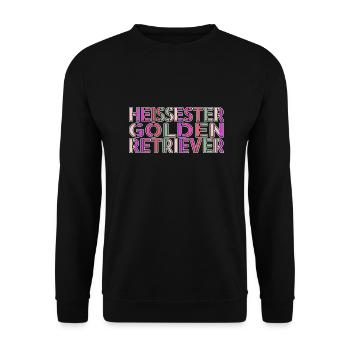 bullterrier hundefreund weihnachten zitat boxer - Unisex Pullover - Schwarz - Vorne - Alina (178cm) & Michal (187cm)