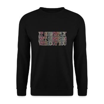 birthday present christmas vacation couples baby - Unisex Pullover - Schwarz - Vorne - Alina (178cm) & Michal (187cm)